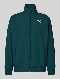 Kurtka treningowa o kroju oversized ze stójką - Kurtki i kamizelki sportowe męskie - miniaturka - grafika 1