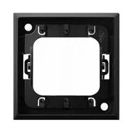 Inne akcesoria elektryczne - Ospel ARIA Ramka ozdobna mocująca łączników potrójnych czarny metalik RO-13U/33 RO-13U/33 - miniaturka - grafika 1