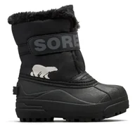 Buty dla chłopców - Śniegowce Sorel Snow Commander™ 2114101010 Czarny - miniaturka - grafika 1