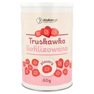 Owoce świeże i suszone - Truskawka liofilizowana plastry 60g - miniaturka - grafika 1