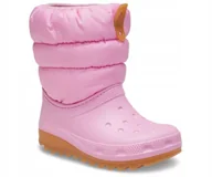 Śniegowce damskie - Crocs Śniegowce Dziecięce Buty Zimowe Classic Neo Puff 207683 Boot 22-23 - miniaturka - grafika 1