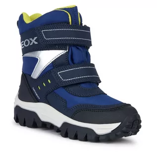 Buty dla chłopców - Śniegowce Geox J Himalaya Boy B Abx J36FRC 0FUCE C0749 M Navy/Lime - grafika 1