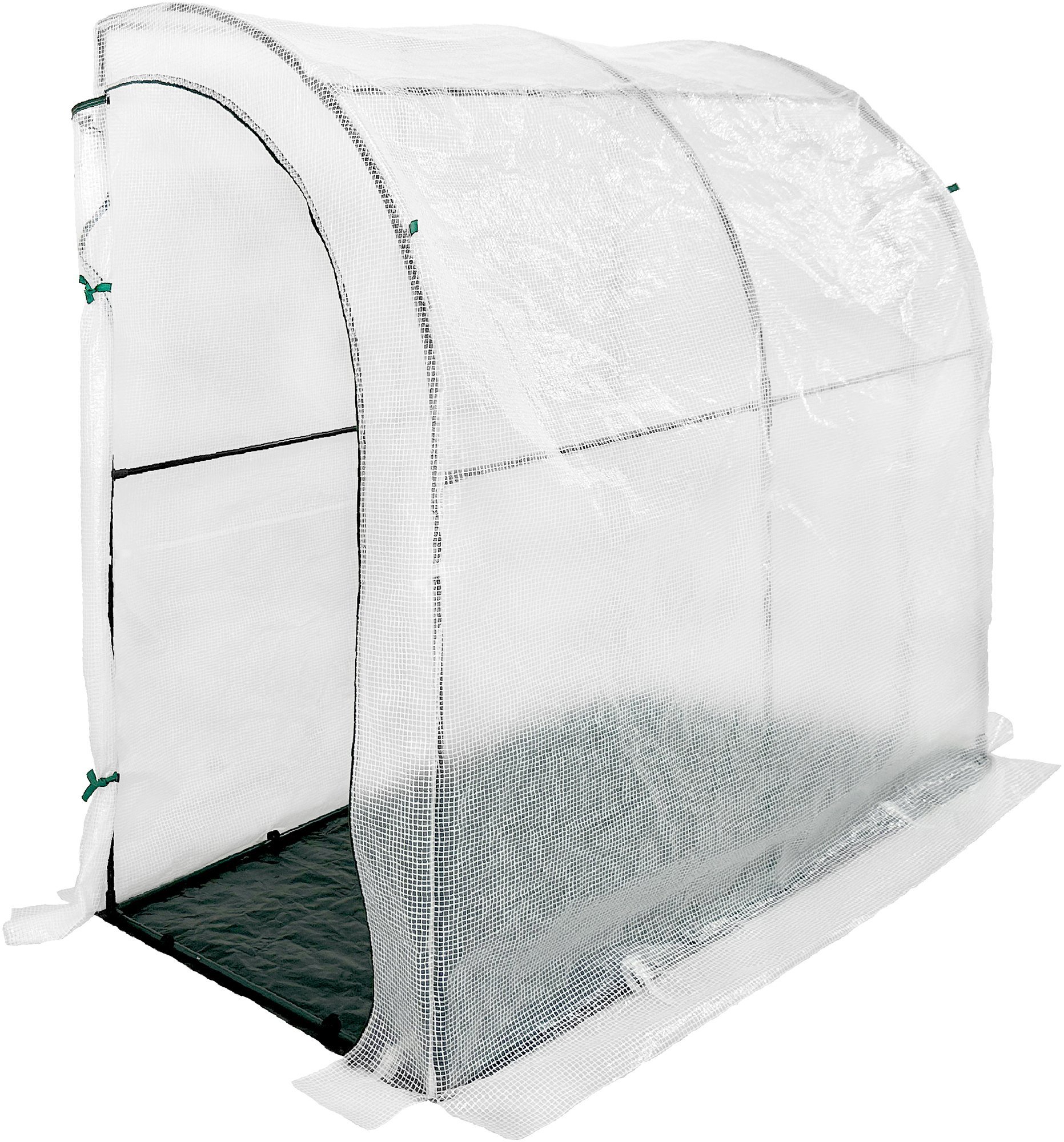 4iQ Group Boczna szklarnia PE 2 m2 2x2 m biały