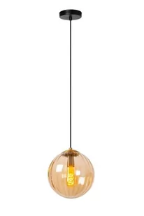 Monsaraz lampa wisząca 1-punktowa czarna/bursztynowa 45493/30/62 - Lampy sufitowe - miniaturka - grafika 1