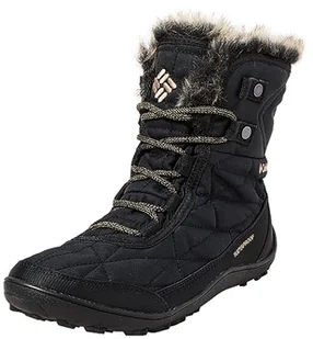 Columbia Minx Shorty III Śniegowce Kobiety, Czarny żwirek, 41.5 EU Szeroki - Śniegowce damskie - miniaturka - grafika 1