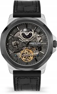 Zegarek Zegarek męski KENNETH COLE KCWGR2124603 czarny klasyczny - Zegarki męskie - miniaturka - grafika 1