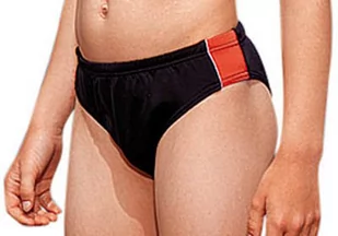 Fashy Chłopięce kąpielówki 26356 czarny czarny, czerwony 128 - Kąpielówki dla chłopców - miniaturka - grafika 1