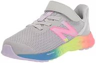 Koszulki i topy damskie - New Balance Dziewczęce Fresh Foam Arishi V4 Bungee Lace With Hook And Loop Top Strap Sneakers, szare, 43 EU, szary, 43 EU - miniaturka - grafika 1