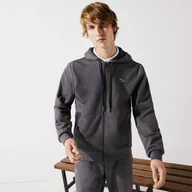 Bluzy męskie - Lacoste Bluza męska z kapturem SPORT z panelami siatkowymi - miniaturka - grafika 1