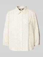 Koszule damskie - Bluzka koszulowa z listwą guzikową model ‘YOLANDA’ - miniaturka - grafika 1