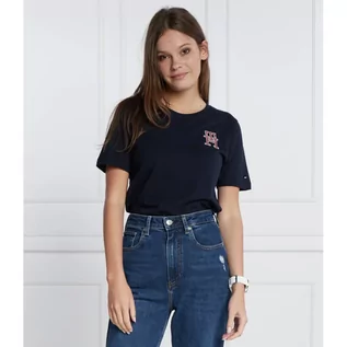 Koszulki i topy damskie - Tommy Hilfiger T-shirt IMD MDRN REG C-NK SS | Regular Fit - grafika 1