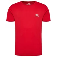 Odzież taktyczna i umundurowanie - Alpha Industries Small Logo Basic 188505 328 - Speed Red  M - miniaturka - grafika 1