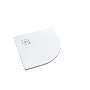 Brodzik Półokrągły Protos Smooth White 90X90X3,5 R55 Stabilsound Plus Kompozyt 3Sp.p1O-9090-M1 - Brodziki prysznicowe - miniaturka - grafika 1