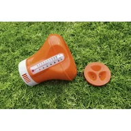 Akcesoria do basenów - Pływający dyspenser 18,5 cm z termometrem - miniaturka - grafika 1