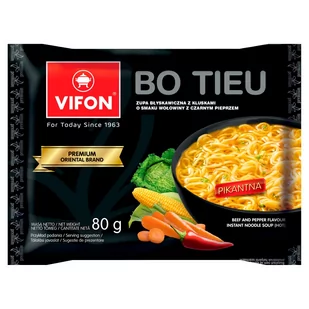 Vifon - Bo Tieu zupa o smaku wołowiny z czarnym pieprzem - Zupy w płynie - miniaturka - grafika 1