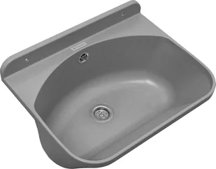 Zlewozmywak komora gospodarcza PYRAMIS STANDARD granit (szary) (70178601) - Zlewy i komory gospodarcze - miniaturka - grafika 1