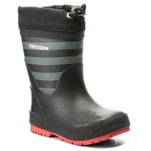 Tretorn Kalosze Granna Vinter 47265510 Black/Grey - Kalosze damskie - miniaturka - grafika 1