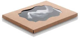 Teczka kraft na zdjęcia 15x21 z okienkiem - Teczki i skoroszyty - miniaturka - grafika 1