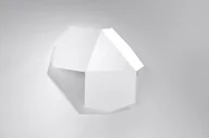 Lampy ścienne - Sollux Lighting Lampa kinkiet Tre, biała, 0424 2x40 W - miniaturka - grafika 1