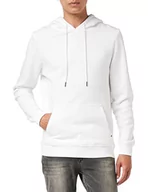 Bluzy męskie - Urban Classics Męska bluza z kapturem z bawełny organicznej Organic Basic Hoody, bluza z kapturem dla mężczyzn w wielu kolorach, rozmiary S - 5XL, Weiß (White 00220), 5XL duże rozmiary - miniaturka - grafika 1