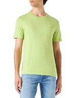 Koszulki męskie - Camel Active T-Shirt Męski, Zielony Lime Green, 5Xl - miniaturka - grafika 1