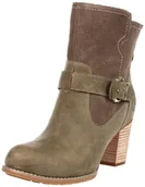 Botki damskie - Timberland EK RUDSTON MID WP BROWN 3606R damskie półbuty i botki, zielony - Zielony oliwkowy - 39 eu - miniaturka - grafika 1