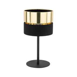 Hilton lampa stołowa 1xE27 czarna/złota 16051 - Lampy stojące - miniaturka - grafika 1