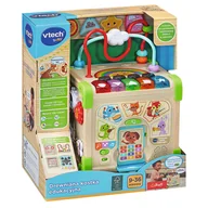 Zabawki interaktywne dla dzieci - 62551 VTECH - Drewniana Kostka Edukacyjna - miniaturka - grafika 1