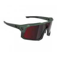 Okulary sportowe - Okulary KELLYS KLS DICE II khaki - zielone, soczewki: czerwone, transparent - miniaturka - grafika 1