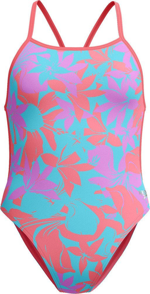 Damski Strój Kąpielowy Alov Digi Vbk fiery red/white/french blue rozmiar 38