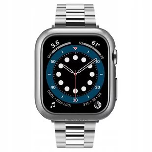 Spigen Etui Thin Fit Apple Watch SE/6/5/4 - 44mm, grafitowe 8809756647307 - Akcesoria do smartwatchy - miniaturka - grafika 1