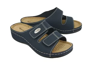 TAMARIS 27510-26 805 navy, klapki profilaktyczne damskie - Tamaris - Klapki i japonki damskie - miniaturka - grafika 1