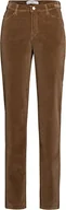 Spodnie damskie - BRAX Damskie spodnie Carola Five-Pocket z satyny bawełnianej, brązowy, 29W / 34L - miniaturka - grafika 1