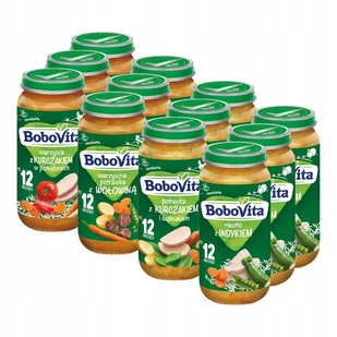 BoboVita Obiad RIsotto 1-3 lata Zestaw 12x250g - Dania dla dzieci - miniaturka - grafika 1