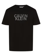 Koszulki męskie - Calvin Klein - T-shirt męski, czarny - miniaturka - grafika 1