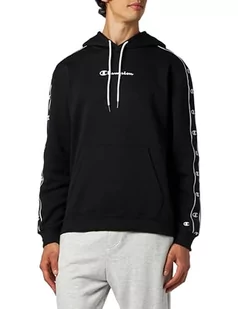 Champion Męska bluza z kapturem Legacy American Tape Heavy Powerblend z polaru, czarna, M - Bluzy męskie - miniaturka - grafika 1