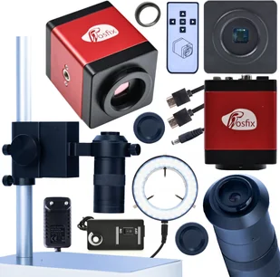 Mikroskop Rosfix MIKROSKOP CYFROWY DLA ELEKTRONIKA Z KAMERĄ FULLHD RED DRACO OŚWIETLACZ 4W1 - Mikroskopy i lupy - miniaturka - grafika 1