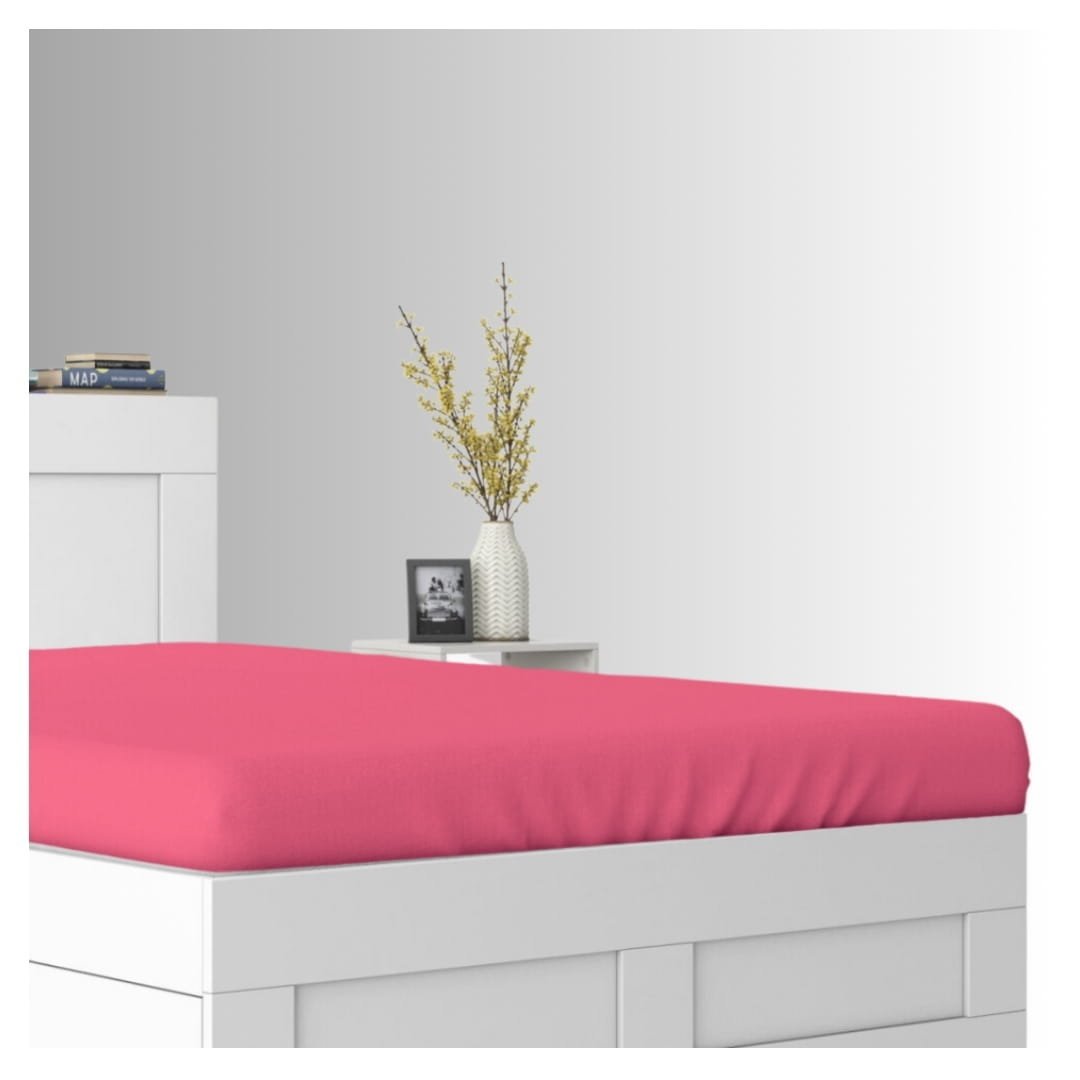 Prześcieradło Frotte Z Gumką Do Łóżeczka 60x120 Różowe 180 GSM Grube Premium