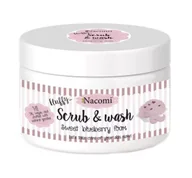 Peelingi do ciała - Nacomi Scrub & Wash Piankowy Peeling Borówka 180ml NACO-3542 - miniaturka - grafika 1