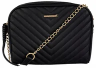 Torebki damskie - Torebka MONNARI Czarna Chanelka Listonoszka - miniaturka - grafika 1