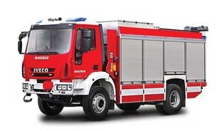 Bburago Emergency Force Collezione Magirus RW - Samochody i pojazdy dla dzieci - miniaturka - grafika 1