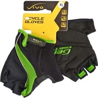 Rękawiczki rowerowe - Vivo Rękawiczki rowerowe SB-01-3004 czarno-zielone r. XL 4962104 - miniaturka - grafika 1