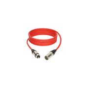 Kable - Klotz M1K3FM0300 profesjonalny kabel mikrofonowy 3m czerwony - miniaturka - grafika 1