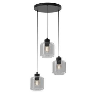 Milagro Lampa wisząca SOMBRA SMOKED KOŁO 3xE27 MLP8375 - Lampy sufitowe - miniaturka - grafika 1