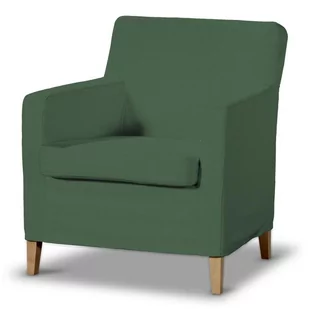 Dekoria pl pl Pokrowiec na fotel Karlstad Forest Green zielony) 61 x 56 x 80 cm Cotton Panama 621-702-06 - Pokrowce na meble - miniaturka - grafika 1