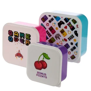 Zestaw 3 pudełek śniadaniowych Gra skończona - Lunch boxy - miniaturka - grafika 1