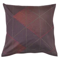 Poszewki na poduszki - Poszewka bawełniana jersey exclusive 40x40 2430 fioletowa wzory geometryczne - miniaturka - grafika 1