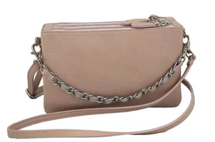 Modna włoska listonoszka skórzana - Barberini's - Granatowa - Torebki damskie - miniaturka - grafika 10