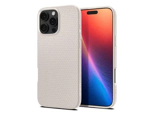 Etui SPIGEN Liquid Air do Apple iPhone 16 Pro Max Beżowy - Etui i futerały do telefonów - miniaturka - grafika 3