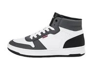 Trampki męskie - Levi's Męskie trampki Drive High, Regular Grey, 40 EU, Regular Grey, 40 EU - miniaturka - grafika 1